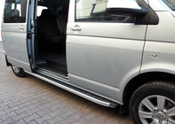 Volkswagen T4 Caravelle/Multivan 1990–2003 Fullmond side steps (2 stuks, aluminium) foto 1