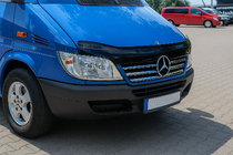 Mercedes Sprinter W901/902/903/904/905 1995–2006 Chroom sierstrips voor de rand van de radiateurgrille (2002-2006, 5-delig, RVS) foto 1