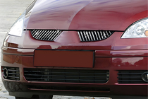Mitsubishi Colt 2004–2012 RVS grillelijsten (24 stuks) foto 1