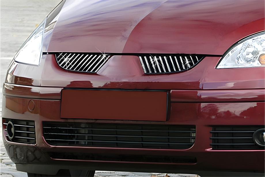 Mitsubishi Colt 2004–2012 RVS grillelijsten (24 stuks) Image