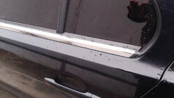 Mitsubishi Lancer X 2008– Buitenste raamlijstomlijsting RVS (set 4 stuks) Carmos - Turks staal foto 2