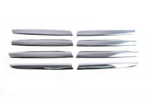 Nissan Qashqai 2007–2010 Grillelijsten voor de radiateurgrille (8 stuks, RVS) Carmos - Turks staal foto 2