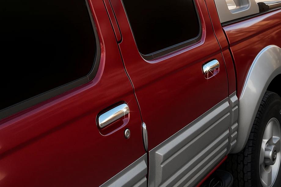 Nissan NP300 1999–2015 RVS deurgreep covers (set van 2) Foto 1