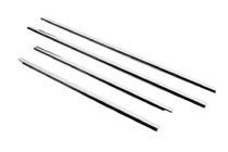 Nissan NP300 1999–2015 Buitenste raamlijstomlijsting RVS (set 4 stuks) Carmos - Turks staal foto 3