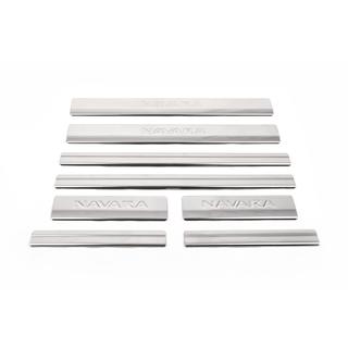 OmsaLine instaplijsten (8 stuks, RVS) Nissan Navara 2006–2015 foto 2