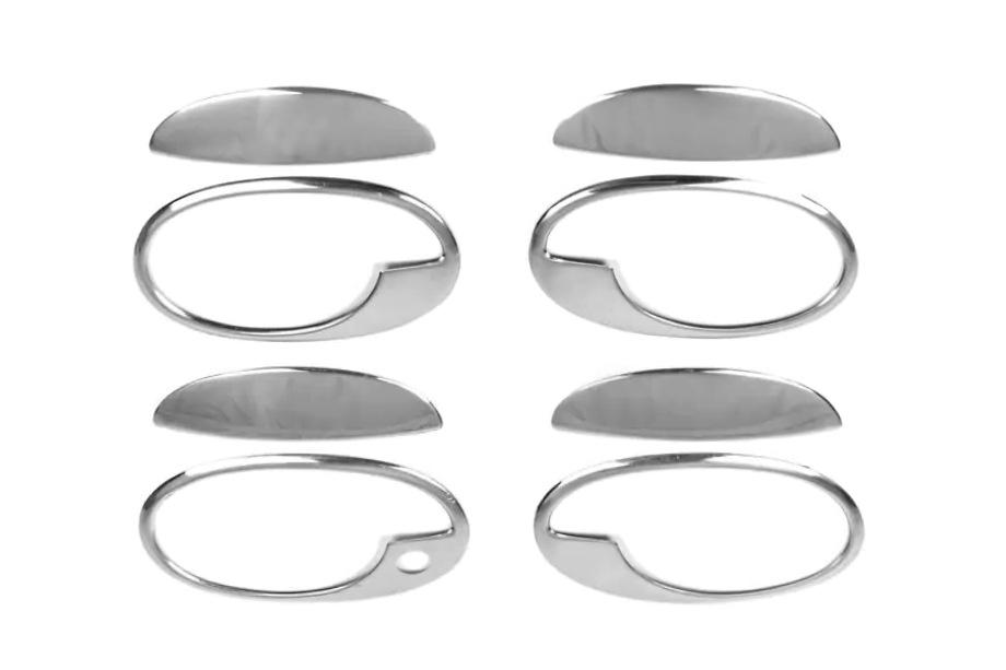 Opel Corsa C 2000–2006 RVS deurgreep covers (4 stuks) Foto 2