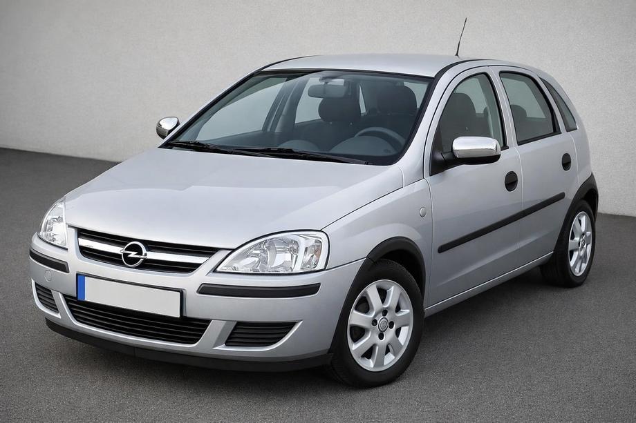 Opel Corsa C 2000–2006 RVS spiegelkappen (2 stuks) Image