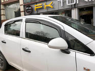 Opel Corsa D 2007–2014 Buiten raamomlijsting set (4-delig, RVS) OmsaLine - Italiaans roestvrij staal foto 1