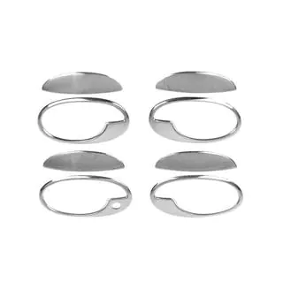 RVS deurgreep covers (4 stuks) foto 2