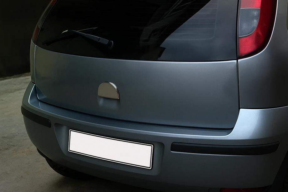 Opel Meriva 2002–2010 RVS cover voor achterdeurhendel Carmos - Turks staal Image
