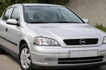 Opel Astra G Classic 1998–2012 RVS spiegelkappen (set van 2) foto 1
