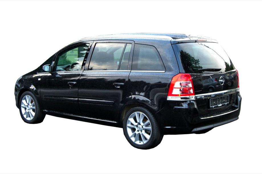 Opel Zafira B 2005–2011 Exterieur raamomlijsting (8-delig, RVS) OmsaLine - Italiaans roestvrij staal Image
