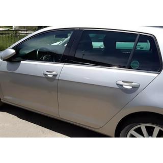 Onderste raamlijsten Black Chrome (4-delig, RVS) Volkswagen Golf 7/E-Golf 2012–2020 foto 1