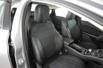 Chrysler 200 II 2014–2017 Autostoelhoezen eco-leer+stof+Alcantara Antara A001 (complete set, volledig interieur) foto 2