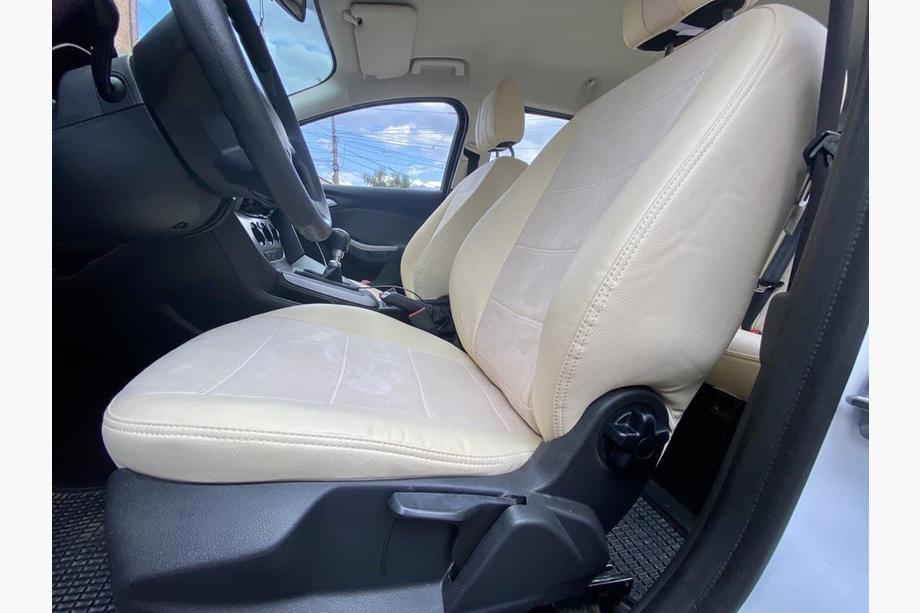Ford Focus III 2011–2017 Autostoelhoezen eco-leer+stof+antara Antara A099 (complete interieur) Foto 14