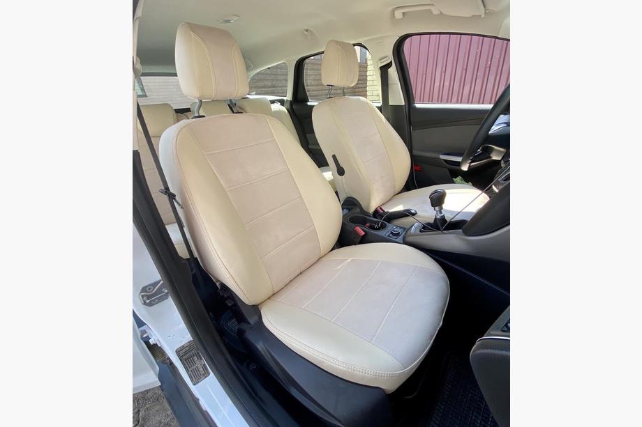 Ford Focus III 2011–2017 Autostoelhoezen eco-leer+stof+antara Antara A099 (complete interieur) Foto 2