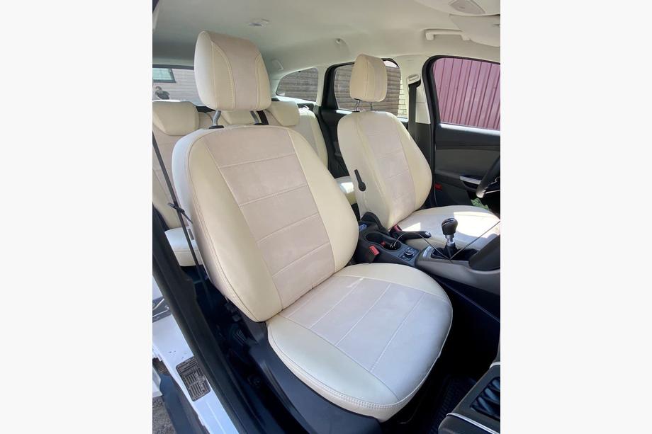 Ford Focus III 2011–2017 Autostoelhoezen eco-leer+stof+antara Antara A099 (complete interieur) Foto 1