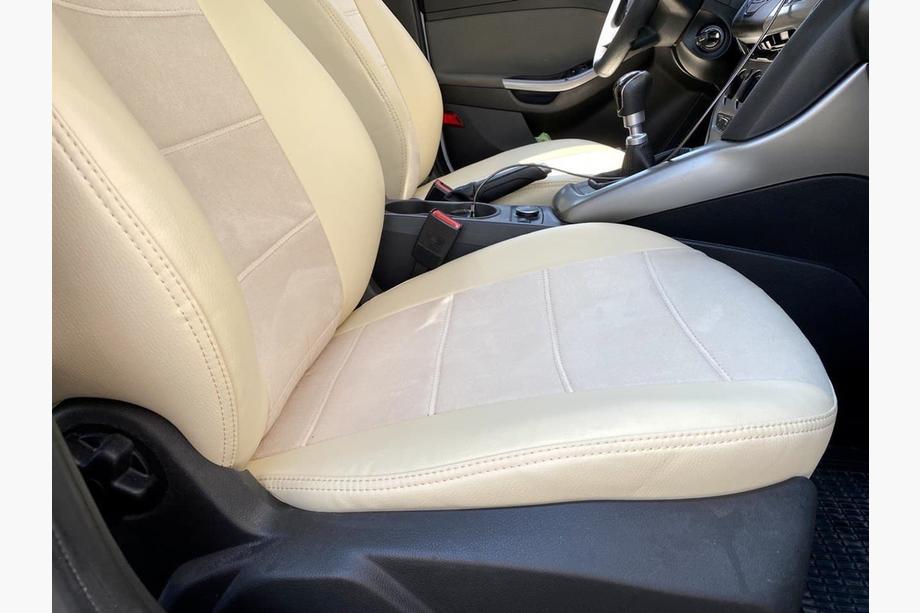 Ford Focus III 2011–2017 Autostoelhoezen eco-leer+stof+antara Antara A099 (complete interieur) Foto 18