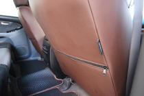 Toyota Land Cruiser Prado 120 2002–2009 Autostoelhoezenset eco-leer + stof + alcantara Antara A088 (complete interieur) foto 9