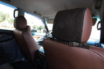 Toyota Land Cruiser Prado 120 2002–2009 Autostoelhoezenset eco-leer + stof + alcantara Antara A088 (complete interieur) foto 19