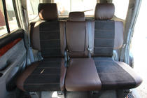 Toyota Land Cruiser Prado 120 2002–2009 Autostoelhoezenset eco-leer + stof + alcantara Antara A088 (complete interieur) foto 6
