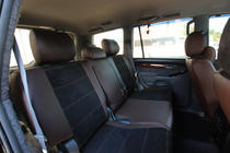 Toyota Land Cruiser Prado 120 2002–2009 Autostoelhoezenset eco-leer + stof + alcantara Antara A088 (complete interieur) foto 8