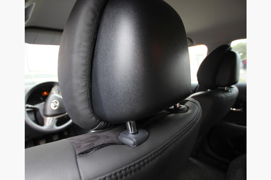 Toyota Avensis 2009–2018 Autostoelhoezen eco-leer+stof+Alcantara Antara A001 (complete set, volledig interieur) Foto 7