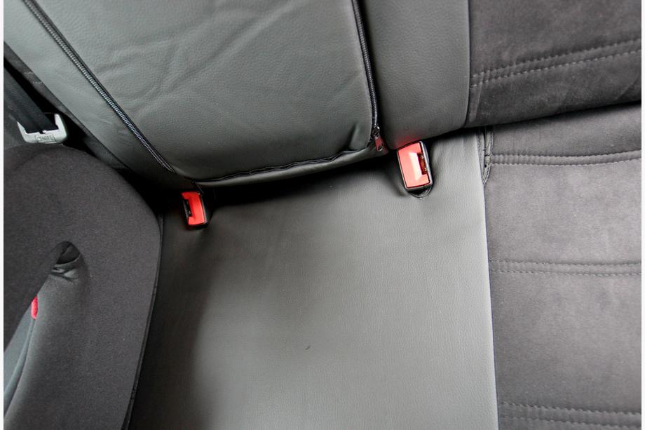 Toyota Avensis 2009–2018 Autostoelhoezen eco-leer+stof+Alcantara Antara A001 (complete set, volledig interieur) Foto 8