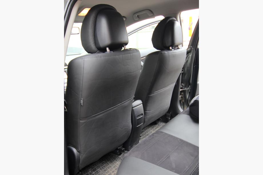 Toyota Avensis 2009–2018 Autostoelhoezen eco-leer+stof+Alcantara Antara A001 (complete set, volledig interieur) Foto 6