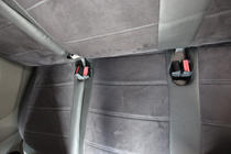Dacia Logan I 2005–2008 Autostoelhoezen eco-leer+stof+Alcantara Antara A001 (complete set, volledig interieur) foto 9
