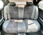 BMW 3 Serie E46 1998–2006 Autostoelhoezen eco-leer+stof+Alcantara Antara A001 (complete set, volledig interieur) foto 6