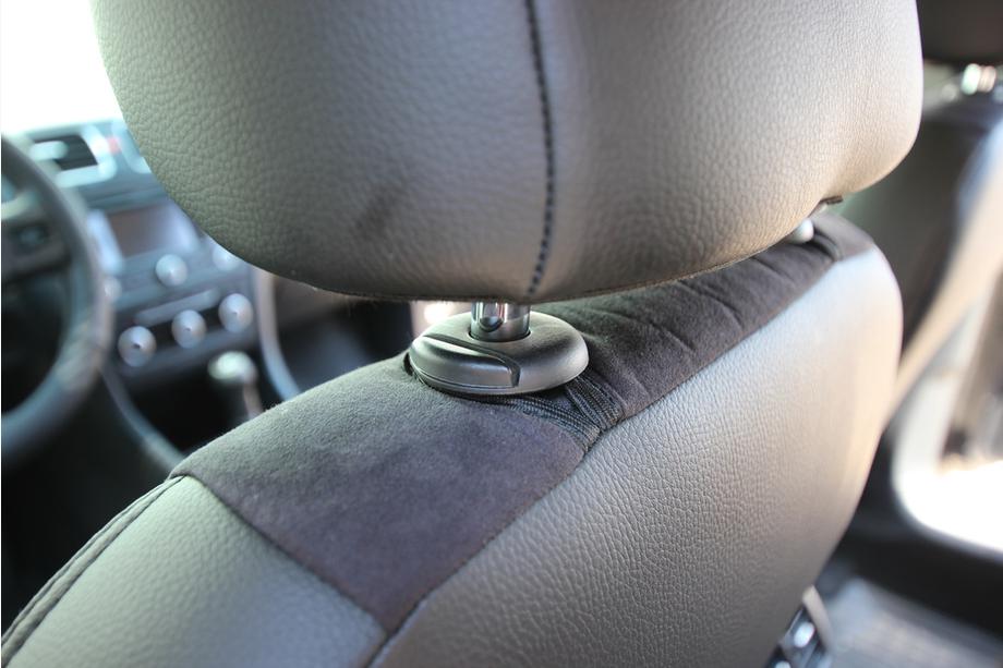 Volkswagen Golf 6 2008–2014 Autostoelhoezen eco-leer+stof+Alcantara Antara A001 (complete set, volledig interieur) Foto 4