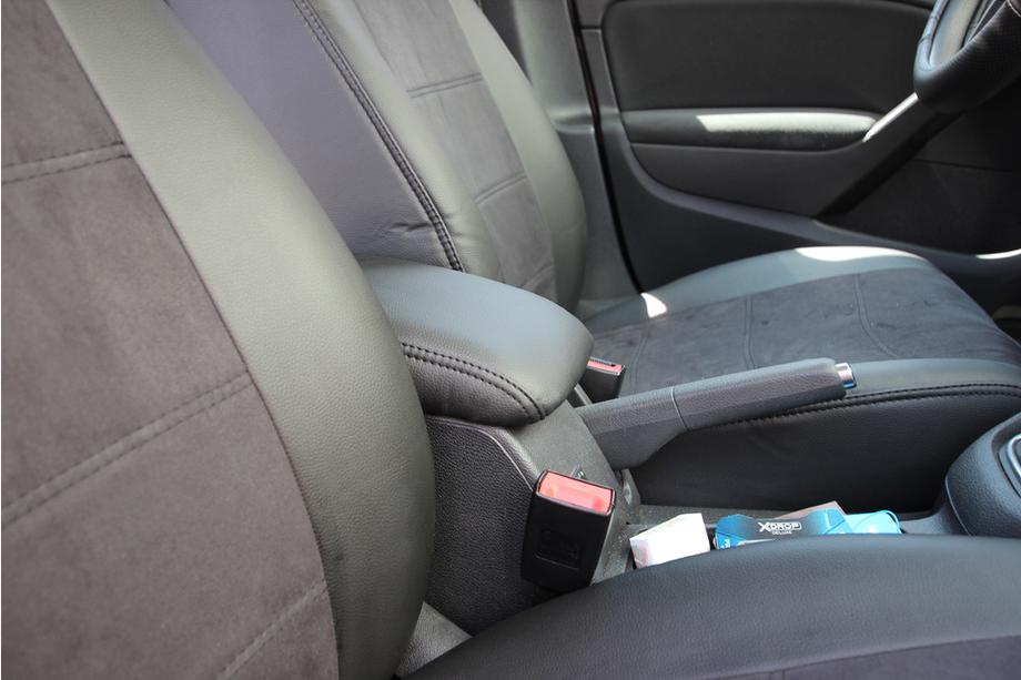 Volkswagen Golf 6 2008–2014 Autostoelhoezen eco-leer+stof+Alcantara Antara A001 (complete set, volledig interieur) Foto 5
