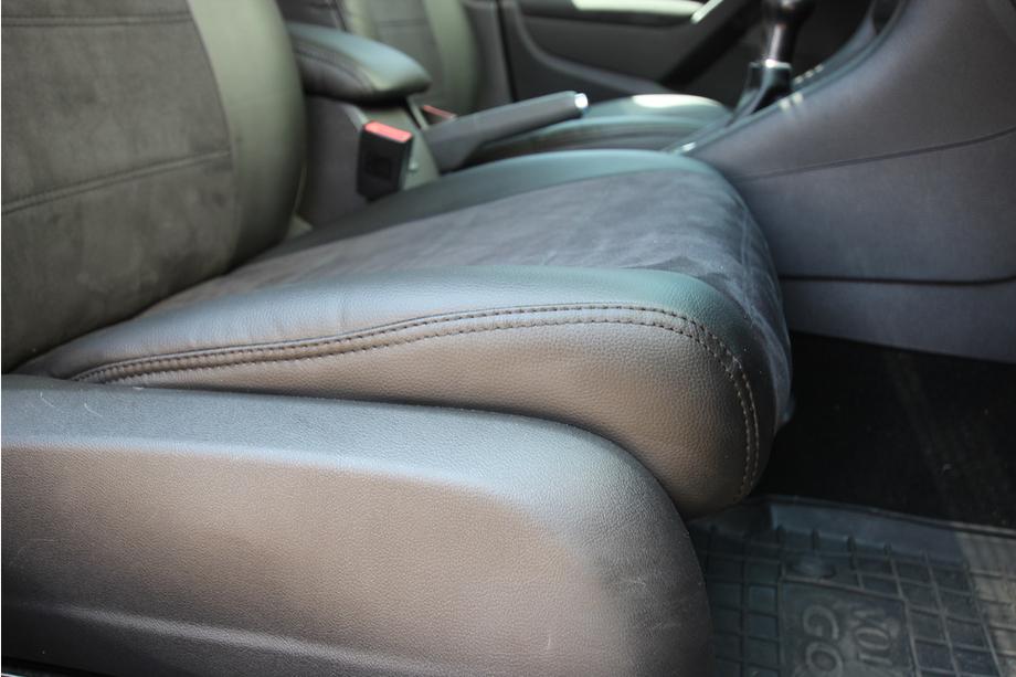 Volkswagen Golf 6 2008–2014 Autostoelhoezen eco-leer+stof+Alcantara Antara A001 (complete set, volledig interieur) Foto 9