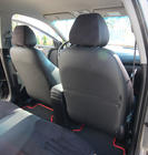 Hyundai Accent 2011–2017 Autostoelhoezen eco-leer+stof+Alcantara Antara A001 (complete set, volledig interieur) foto 7