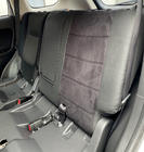 Mitsubishi Outlander 2012–2021 Autostoelhoezen eco-leer+stof+Alcantara Antara A001 (complete set, volledig interieur) foto 1