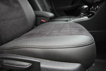 Volkswagen Passat B7 2012–2015 Autostoelhoezen eco-leer+stof+Alcantara Antara A001 (complete set, volledig interieur) foto 15