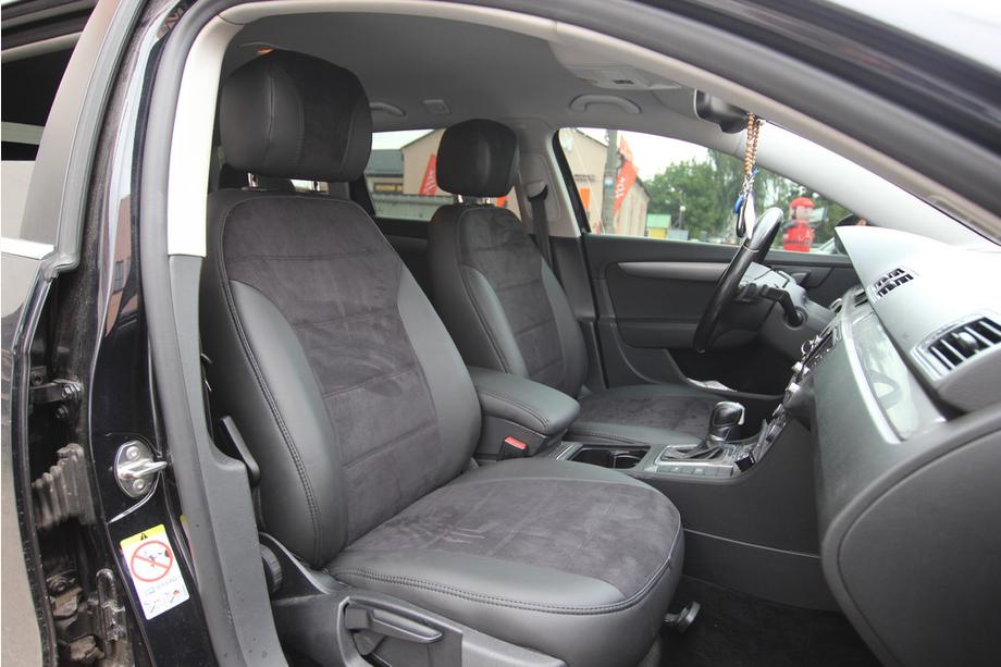 Volkswagen Passat B7 2012–2015 Autostoelhoezen eco-leer+stof+Alcantara Antara A001 (complete set, volledig interieur) Image