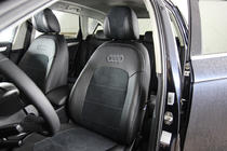 Audi A4 B8 2007–2015 Autostoelhoezen eco-leer+stof+Alcantara Antara A001 (complete set, volledig interieur) foto 6