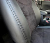 Kia Sportage 2015–2021 Autostoelhoezen eco-leer+stof+Alcantara Antara A001 (complete set, volledig interieur) foto 19