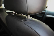 Skoda Octavia II A5 2006–2010 Autostoelhoezen eco-leer+stof+Alcantara Antara A001 (complete set, volledig interieur) foto 8