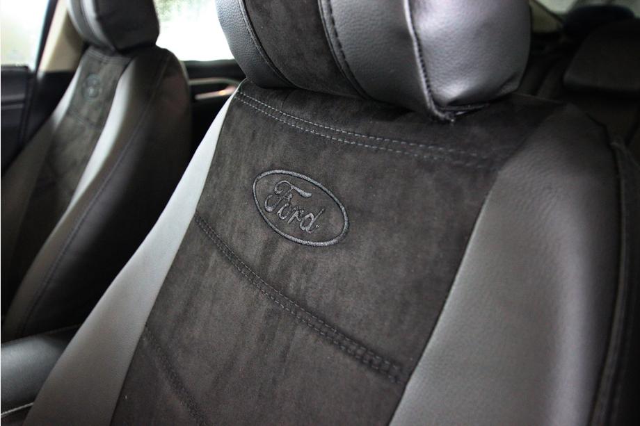 Ford Fusion 2012–2020 Autostoelhoezen eco-leer+stof+Alcantara Antara A001 (complete set, volledig interieur) Foto 4