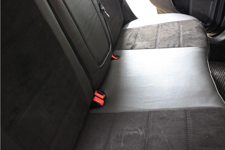 Ford Fusion 2012–2020 Autostoelhoezen eco-leer+stof+Alcantara Antara A001 (complete set, volledig interieur) Foto 6