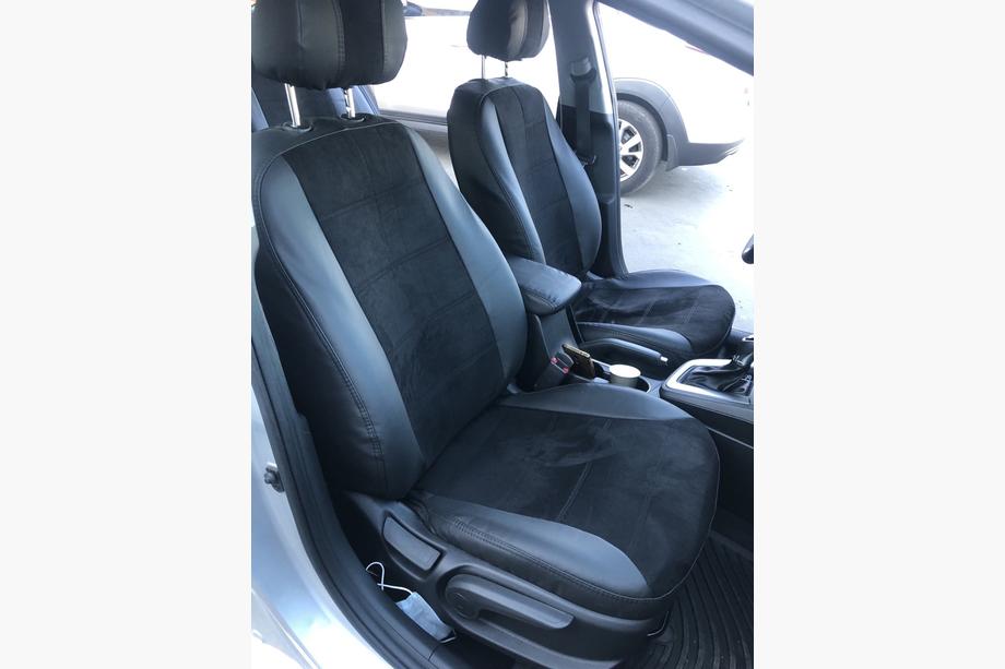 Hyundai Elantra (AD) 2015–2020 Autostoelhoezen eco-leer+stof+Alcantara Antara A001 (complete set, volledig interieur) Foto 5