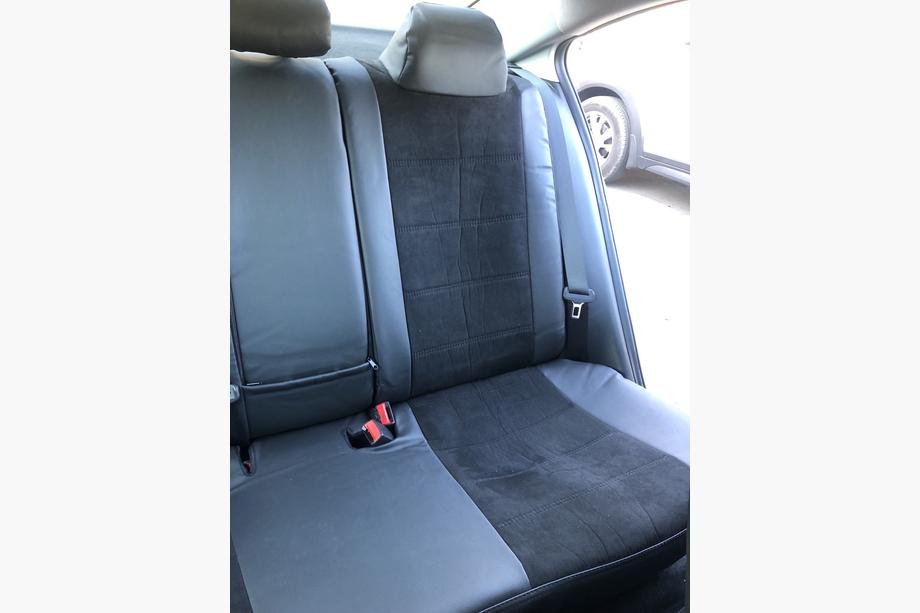Hyundai Elantra (AD) 2015–2020 Autostoelhoezen eco-leer+stof+Alcantara Antara A001 (complete set, volledig interieur) Foto 2