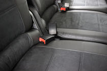 Volkswagen Touran 2003–2010 Autostoelhoezen eco-leer+stof+Alcantara Antara A001 (complete set, volledig interieur) foto 10
