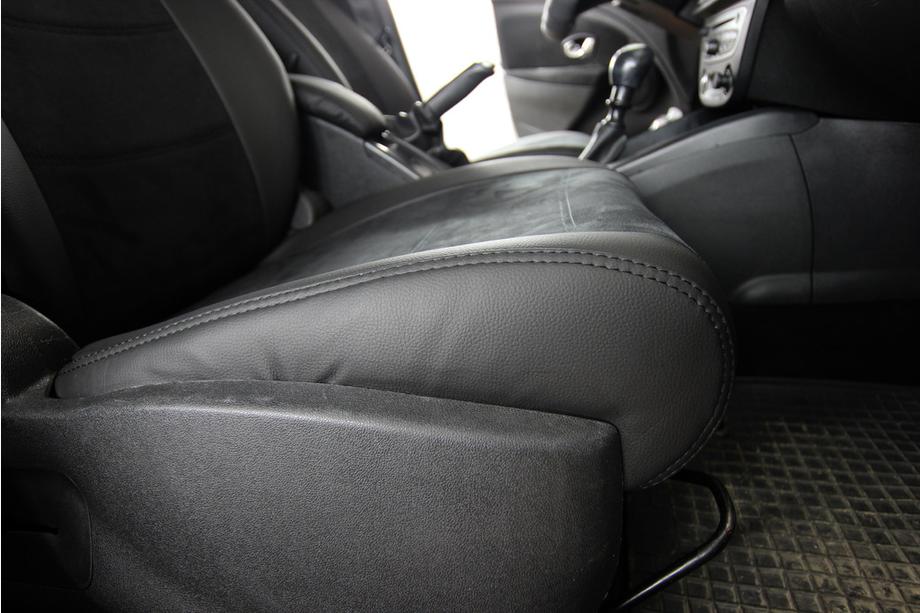 Renault Megane III 2009–2016 Autostoelhoezen eco-leer+stof+Alcantara Antara A001 (complete set, volledig interieur) Foto 8