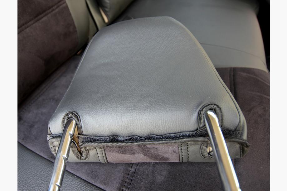 Ford Edge 2014–2024 Autostoelhoezen eco-leer+stof+Alcantara Antara A001 (complete set, volledig interieur) Foto 6