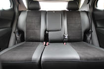 Chevrolet Equinox 2018–2025 Autostoelhoezen eco-leer+stof+Alcantara Antara A001 (complete set, volledig interieur) foto 6