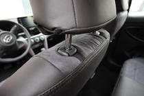 Toyota Yaris/Yaris Cross (XP210) 2020– Autostoelhoezen eco-leer+stof+Alcantara Antara A001 (complete set, volledig interieur) foto 8